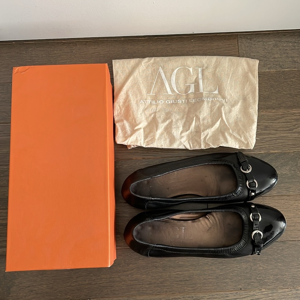 AGL Monika cap toe ballet flat